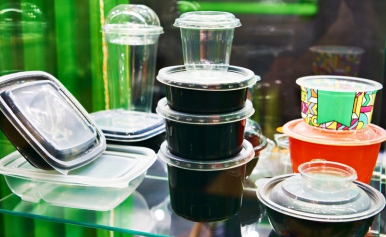 disposable plastic bowl & container